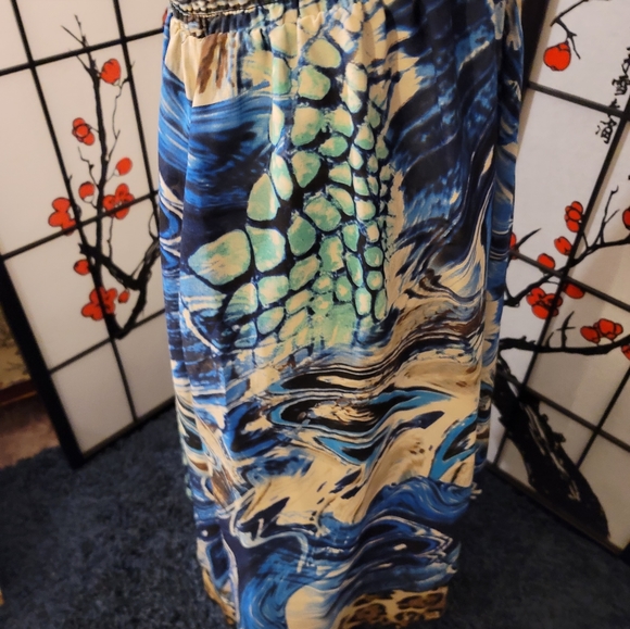 SUNNY LEIGH MULTI LAYERED SKIRT/DRESS/VINTAGE HIGH LOW/SIZE MEDIUM - Picture 7 of 10